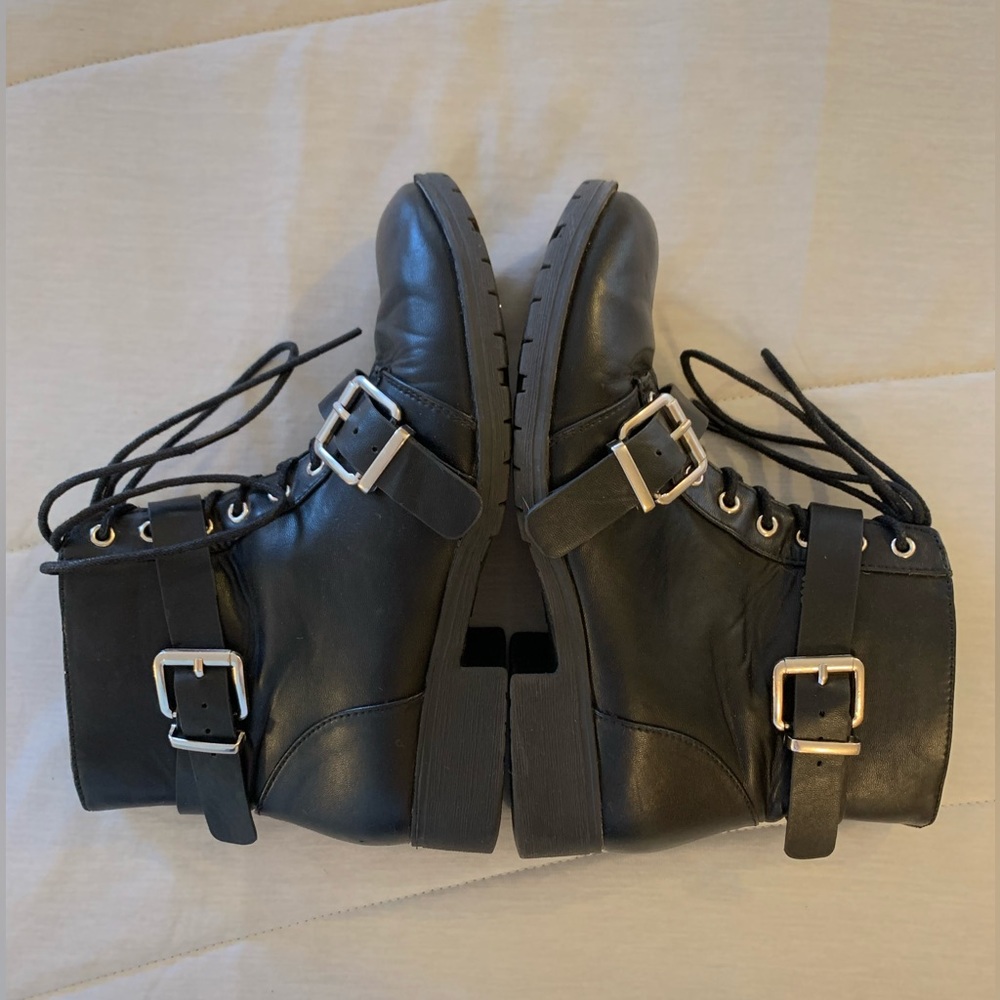 Hot Topic Mad House Buckle Boots size 8 - Picture 11 of 11